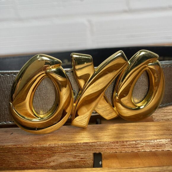 Vintage 80’s Paloma Picasso OXO Leather Belt main image 5